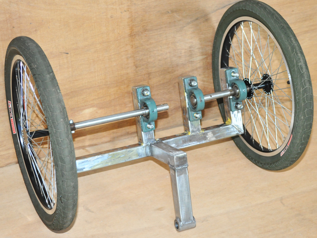 Aurora Suspension Trike - rear trike axles